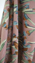 Hokkoh Japanese 55% Linen 45% Cotton - 'Artful Stems' Dusky Pink *Clearance Sale 20% Off